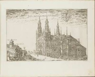 Kupferstich: Templum Cathedrale Upsaliense