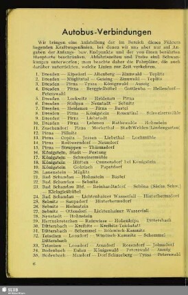 Autobus-Verbindungen