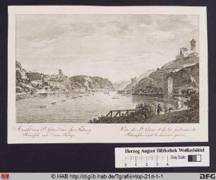 St. Goar mit der Festung Rheinfels.