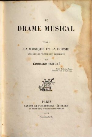 Le drame musical, 1