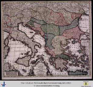 Theatrum belli sive novissima tabula qua maxima pars Danubii et praesertim Hungaria ...