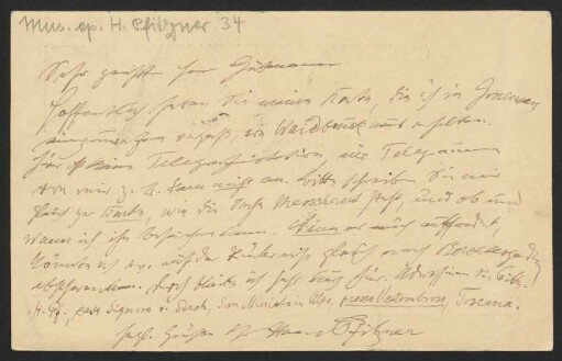 Brief an Emil Gutmann, 04.08.1907