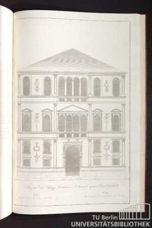 Prospetto del Palazzo Contarini a S. Samuele sopra il Canal Grande