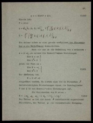 Die modifizierten Maxwell'schen Gleichungen