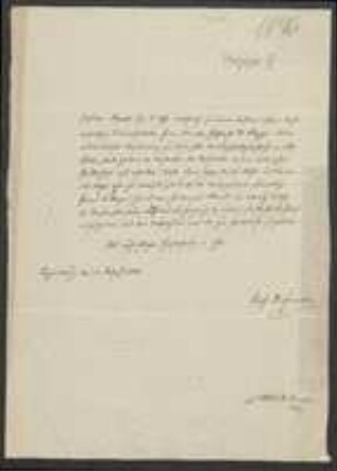 Brief von August Emanuel Fürnrohr