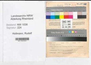 Entnazifizierung Rudolf Hollmann , geb. 21.05.1902 (Buchhalter)