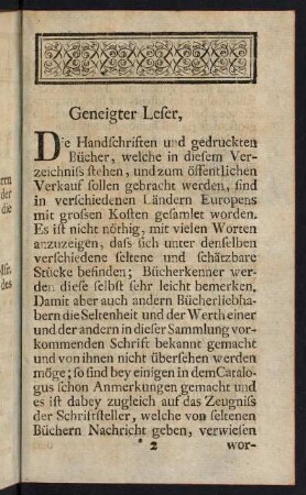 2r-3r, Geneigter Leser