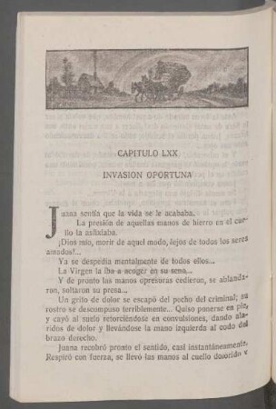 Capítulo LXX - Invasión oportuna