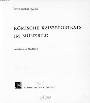 Römische Kaiserporträts im Münzbild