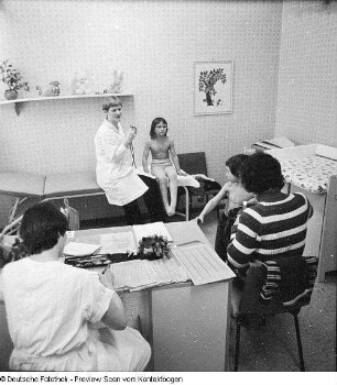 Poliklinik Blasewitz, medizinische Betreuung von Patienten: Kinderabteilung