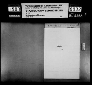 Insubordination, OA Schorndorf