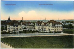 Großröhrsdorf. Blick nach dem Rathaus