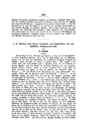 J. B. Basedow nach seinem Verhältniß zum Christenthum und zum christlichen Religionsunterrichte : (Schluß)