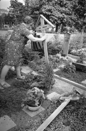 Verwüstungen auf dem Mühlburger Friedhof