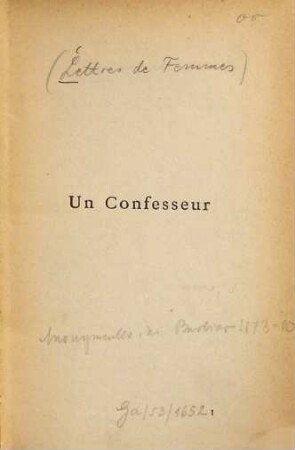 Lettres de femmes