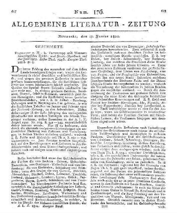 Genealogisches Reichs- und Staats-Handbuch. T. 1. Auf d. Jahr 1801. Frankfurt am Main: Varrentrapp & Wenner [1801]