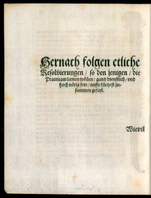 Hernach folgen etliche Resolvierungen ...