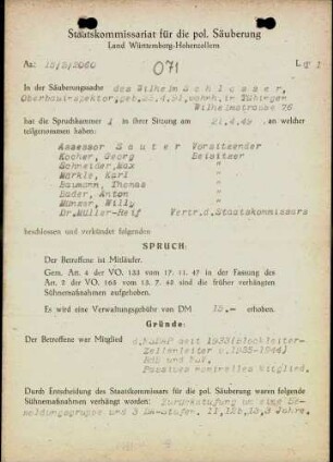 Schlosser, Wilhelm
