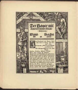 Der Bauer mit dem bodenlosen Sack. Schwank.