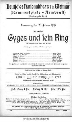 Gyges und sein Ring