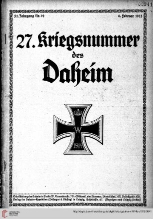 Hefte 19-22, Februar 1915
