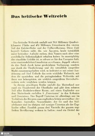 Das britische Weltreich