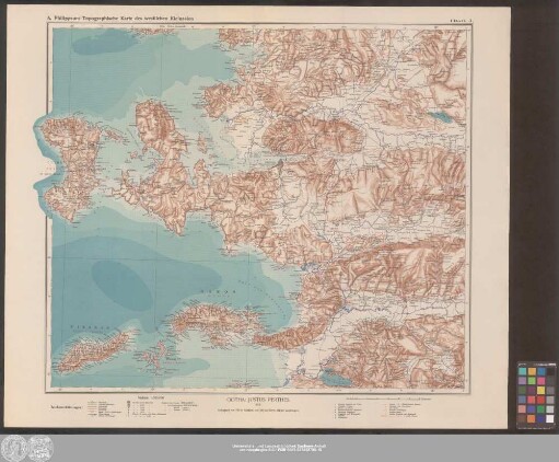 Blatt 3: Topographische Karte des westlichen Kleinasien