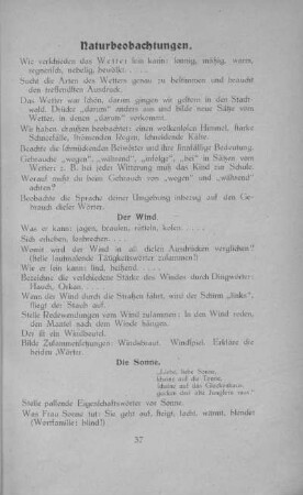 Naturbeobachtungen