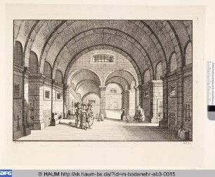 Kerkerhalle, Bühnenbild zu 'Camillo Generoso'