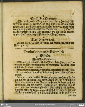 Evolutiones oder Exercitia zu Pferde