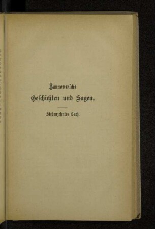 Siebenzehntes Buch.