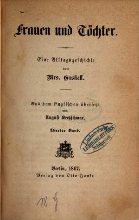 Frauen und Töchter : eine Alltagsgeschichte, 4. Band