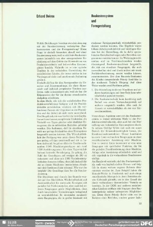 Baukastensystem und Formgestaltung