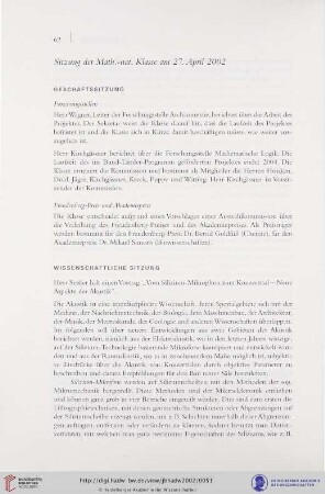 Vom Silizium-Mikrophon zum Konzertsaal - Neue Aspekte der Akustik