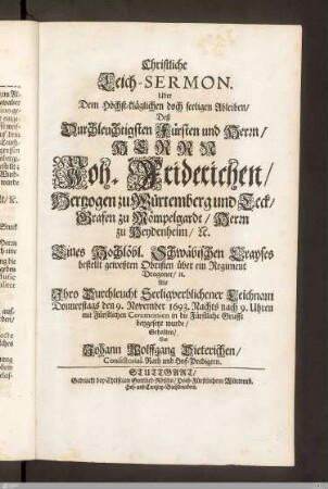 Leichensermon