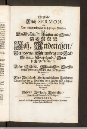 Leichensermon