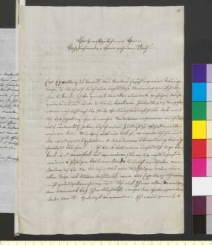 Brief von Rost, Dorothea Katharina an Goethe, Johann Wolfgang von