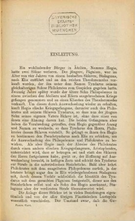 Ausgewählte Komödien des T. Maccius Plautus, 2