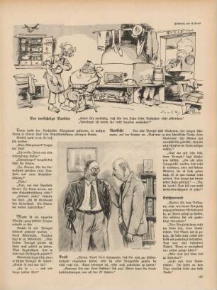 "Der vorsichtige Barbier" "Trost"