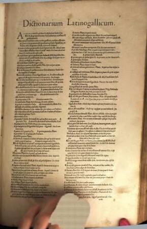 Dictionarivm Latinogallicum : postrema hac aeditione valde locupletatum ...