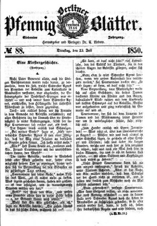No. 88, Dienstag, den 23. Juli