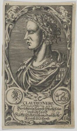 Bildnis des Claudius Nero, Kaiser des Römischen Reiches