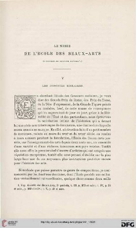 3. Pér. 5.1891: Le musée de l'École des Beaux-Arts, 5