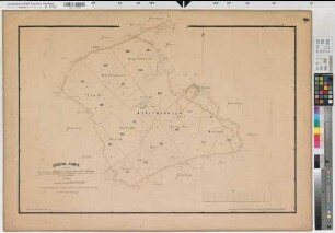 Special-Karte von der Oberförsterei Münster im Regierungsbezirk Münster, Schutzbezirk Habichtswald, 11. Blatt von 12 Blättern