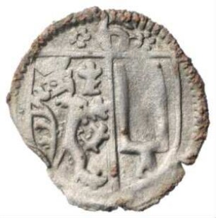 Fundmünze, Pfennig (einseitig), 1493 - 1531