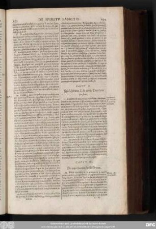 Caput III. De vera Spiritus sancti Deitate.