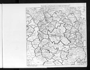 Gemeinden und Nahbereiche im Umland von Hamburg