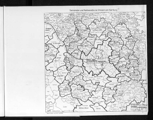 Gemeinden und Nahbereiche im Umland von Hamburg