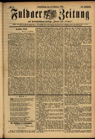 Ausgabe vom Donnerstag, den 14. Februar 1895.