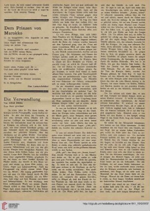 Die Verwandlung